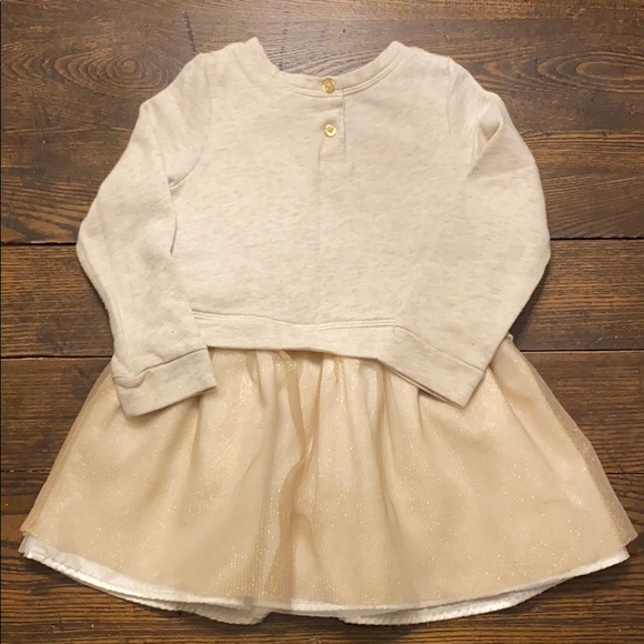 Gold shimmery/sparkly sweater dress - Picture 4 of 5